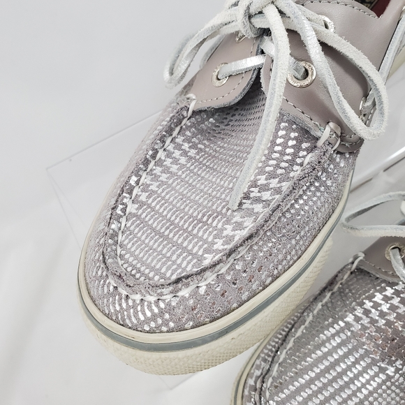 Sperry Top-Sider Metallic Silver boat shoes - Picture 5 of 8